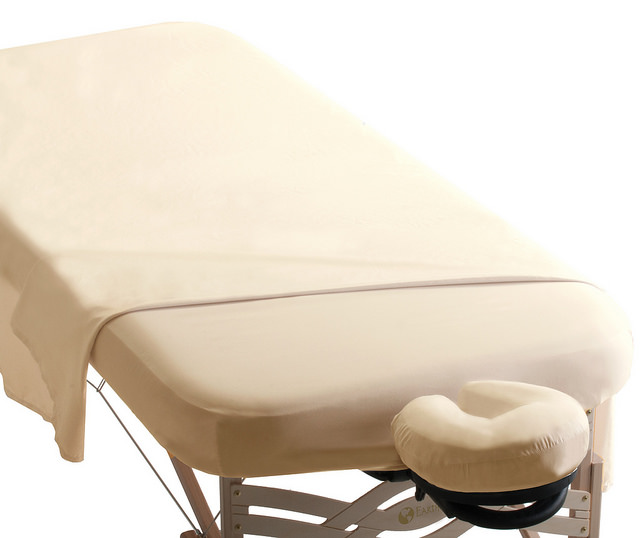 Drap en microfibre pour table de massage