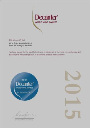 DWWA 2015 - DECANTER WORLD WINE AWARDS
