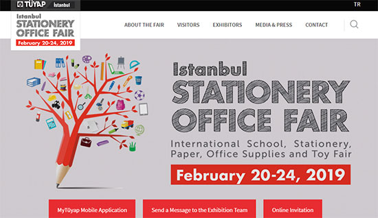 We will be in Istanbul Stationery Fair