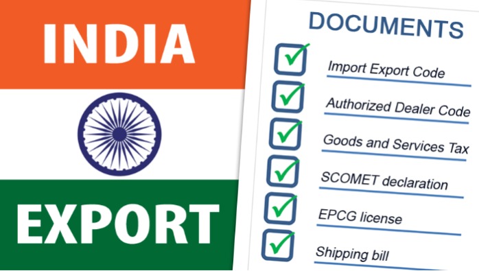 Exports India - what documents not to forget
